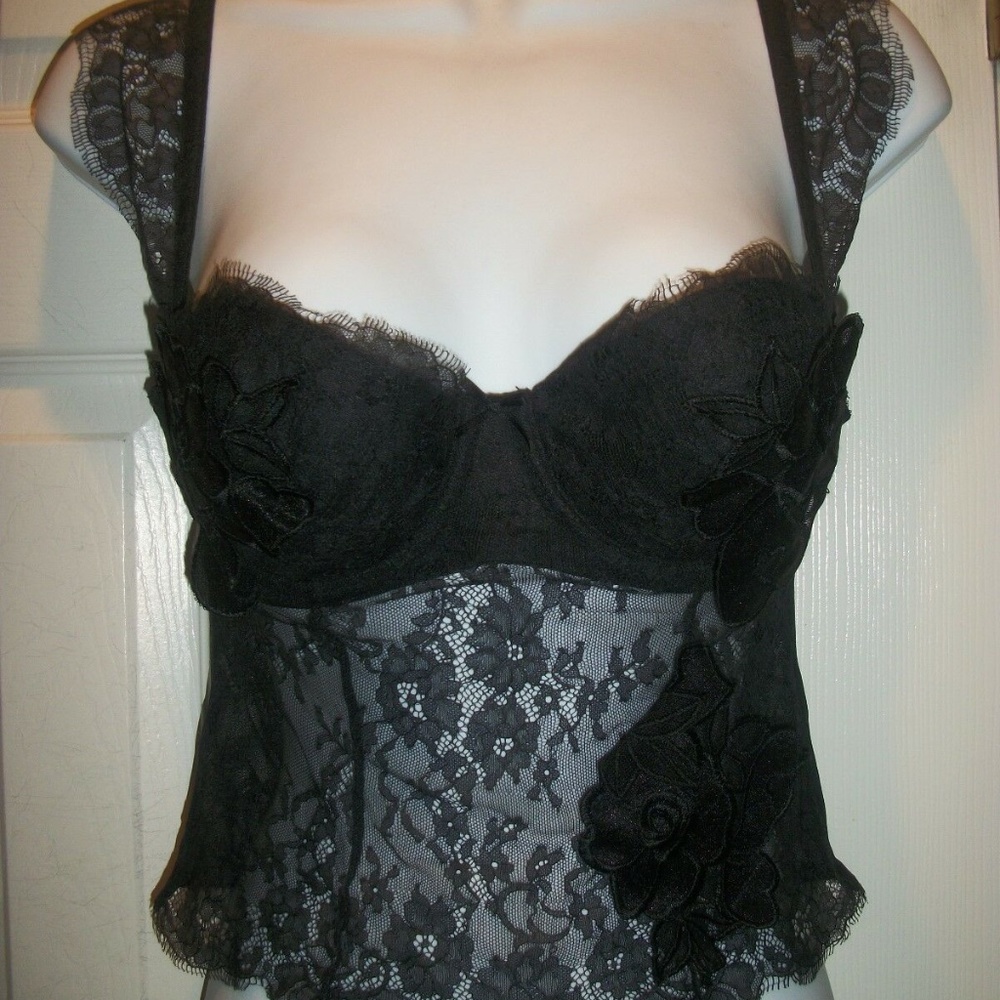 VICTORIA'S SECRET Sexy Little Things Lace Long Lines Bra 36B
